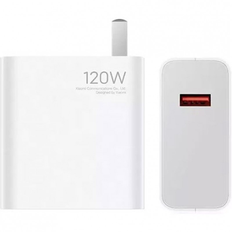 شارژر دیواری اصلی روکارتنی 120 وات شیائومی Xiaomi Gan 120W Fast Charging Wall Charger MDY-14-ED