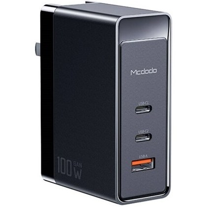 آداپتور 3 پورت فست شارژ مک دودو Mcdodo GaN 100W 3 port Fast Charge CH-8105 PRO