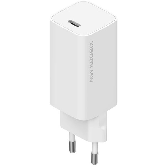 ‌آداپتور Type-C فست شارژ 65 وات شیائومی Xiaomi AD65GEU 65W Fast Charger With Gan Tech