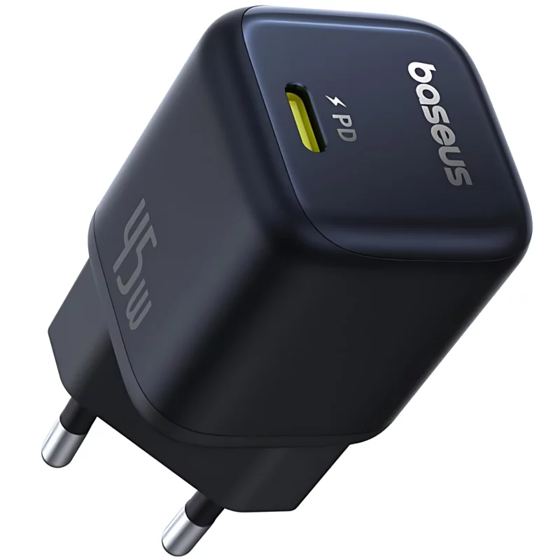 آداپتور شارژ دیواری 45 وات بیسوس Baseus PicoGo Fast Charger CCGAN45CE