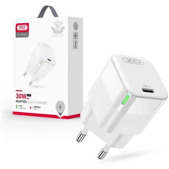 آداپتور فست شارژ 30 وات ایکس او XO-CE06(EU) Quick Charger Adapter