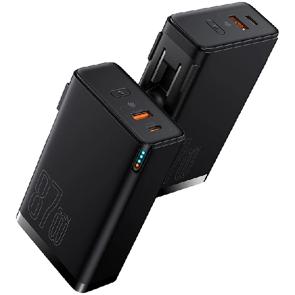 پاوربانک 10000 و شارژر دیواری بیسوس Baseus Power Station 4 PPHD010001 87W CN توان 87 وات با کابل