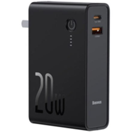 پاوربانک 10000 و شارژر دیواری بیسوس Baseus Power Station PPNL010001 20W