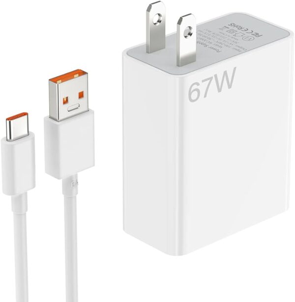 شارژر اصلی فست شارژ رو کارتونی شیاومی Xiaomi Mi JMX 67W Charger