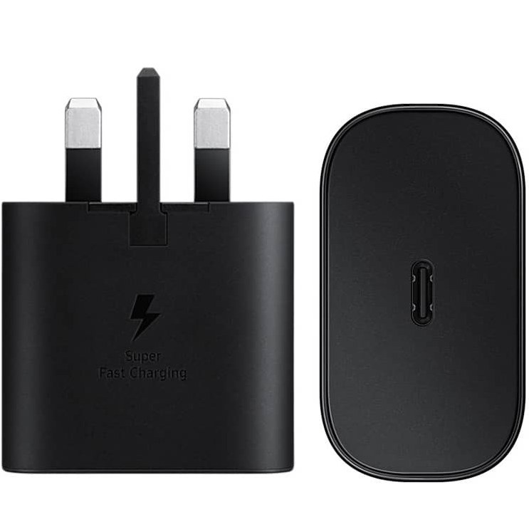 شارژر دیواری به همراه کابل USB-C اورجینال سامسونگ Samsung Super Fast Charging (25W) EP-TA800XBE