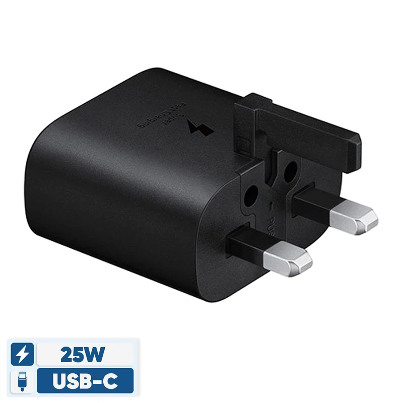 شارژر دیواری سامسونگ اورجینال 95درصد Samsung Travel Adapter 25W USB Type-C EP-TA800XBEGWW
