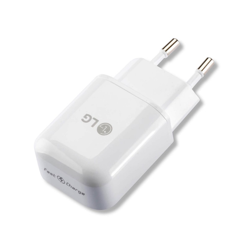 شارژر دیواری سریع اورجینال ال جی روکارتنی LG Charging Adapter MCS-H05ED