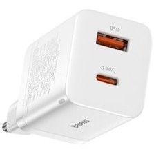 شارژر دیواری فست بیسوس Baseus Super si pro quick charger C+U 30W EU CCSUPP-E02