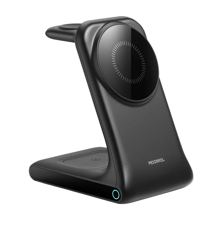 شارژ وایرلس رومیزی 3 در 1 جویروم JOYROOM 3 in 1 Wireless Charging Station JR-W15