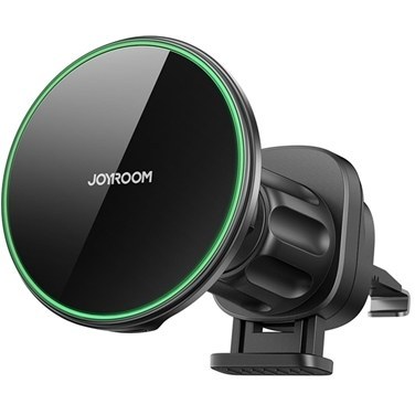 هولدر مگنتی و شارژر وایرلس دریچه کولری جویروم Joyroom Magnetic Wireless Car Charger Holder JR-ZS412