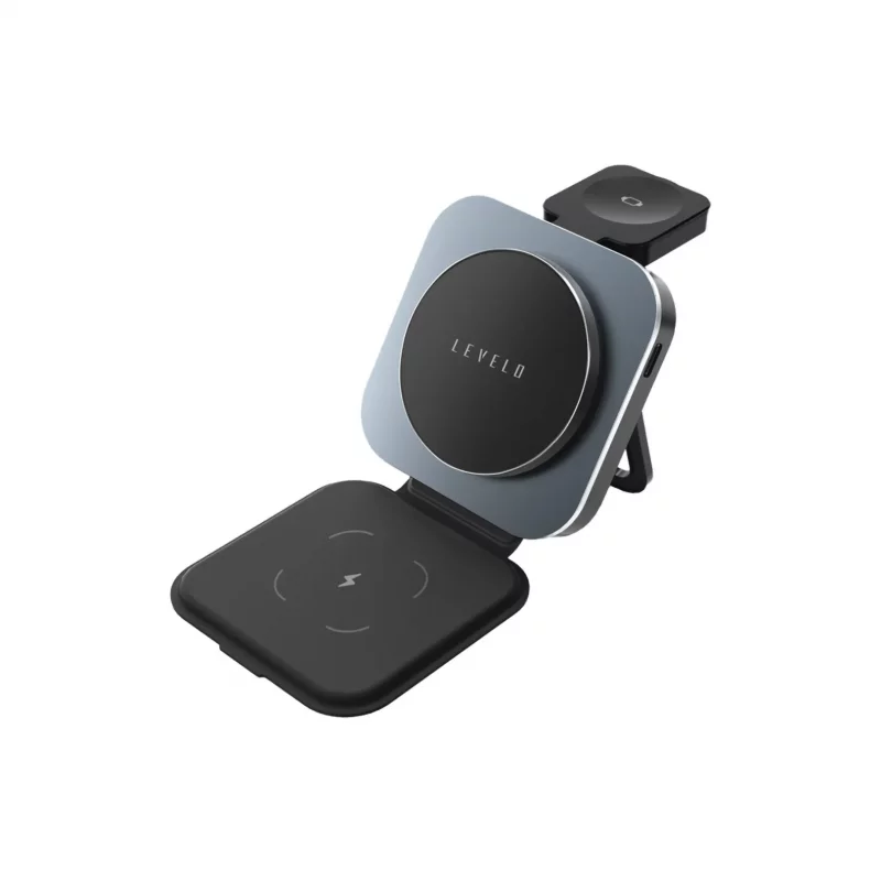 شارژر بیسیم 3 کاره لولو Levelo TrioFlow 3 In 1 Wireless Charger
