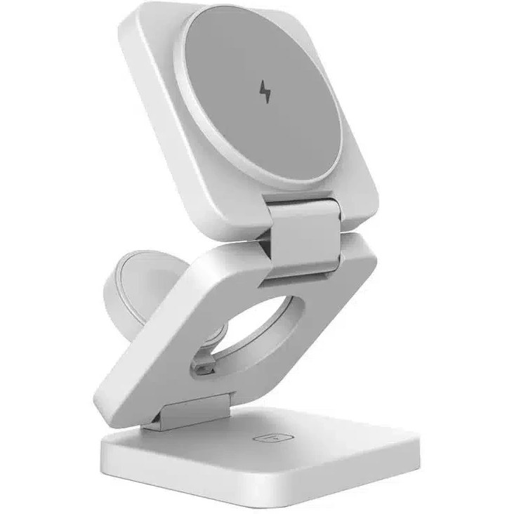 شارژر وایرلس 3 کاره مگنتی پرودو Porodo Multi-Device Wireless Charger PD-3N1MWFC