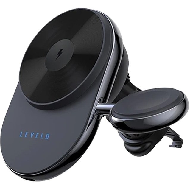هولدر و شارژر وایرلس خودرو لولو Levelo Siena 2 In 1 Wireless Car Charger