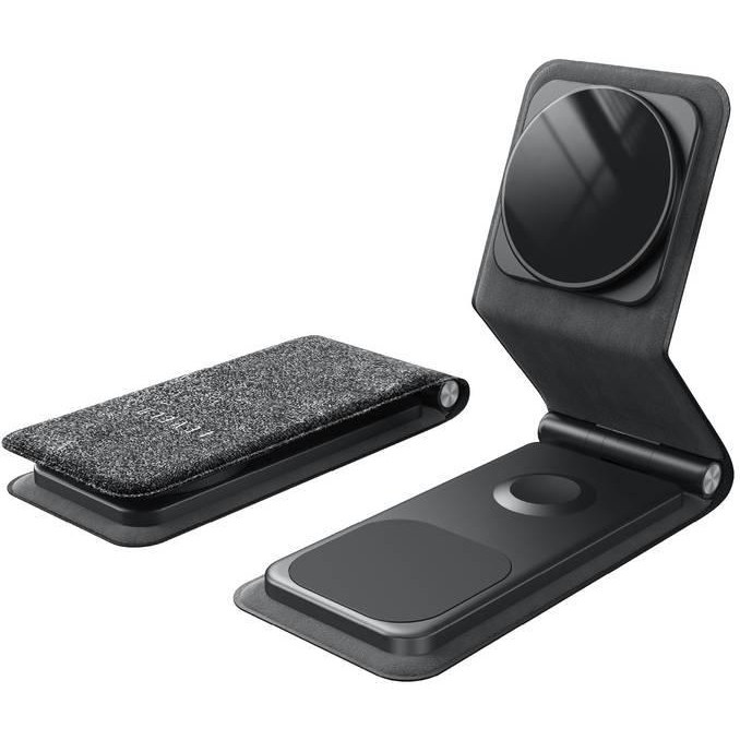 استند و شارژر وایرلس رو میزی لولو Levelo Arch Trio MagSafe Wireless Qi Compact Charging Stand