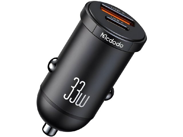 شارژر فندکی 2 پورت 33 وات مک دودو Mcdodo PD33W 1C1U LED Fast Car Charger CC-232
