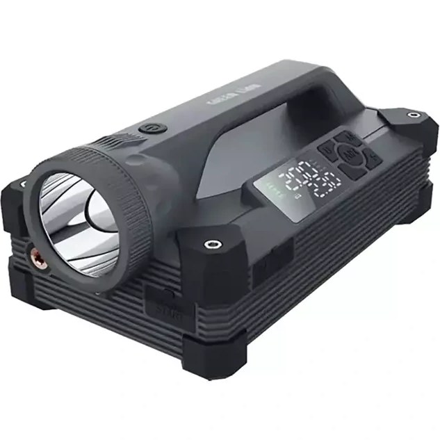 پمپ باد و جامپ استارت 6000A گرین لاین Green Lion JX66 Jump Starter GNJX66JSTGY