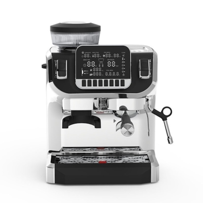 اسپرسوساز نیمه صنعتی با آسیاب لپرسو Lepresso Espresso Machine LPECMLDBK