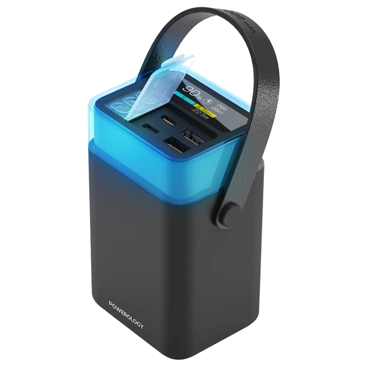 پاوربانک پاورولوژی مدل Halo Beam ظرفیت ۴۰۰۰۰ میلی آمپر