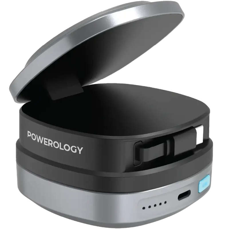 پاور بانک وایرلس 10000 چند منظوره پاورولوژی Powerology Lyons Power Bank PPBFT04BK