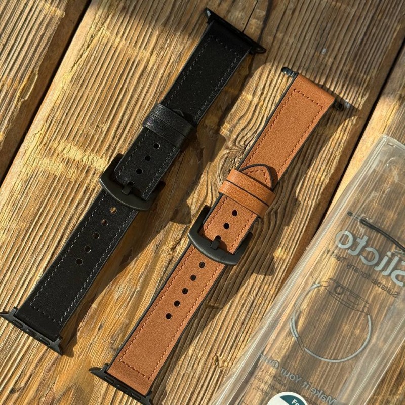 بند اپل واچ چرم اصلی مدل 42.44.45.49