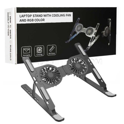 استند نوت بوک فن دار آرمور مدل ARMOR Plus AP-ST206 نقره ای