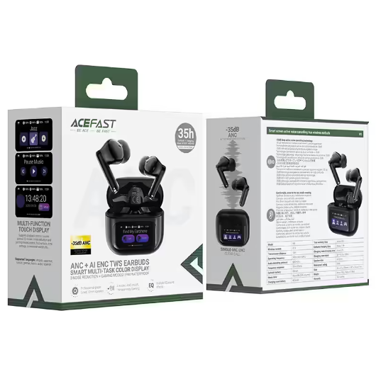 هندزفری بلوتوث ایس فست ACEFAST W6 با صفحه نمایش لمسی