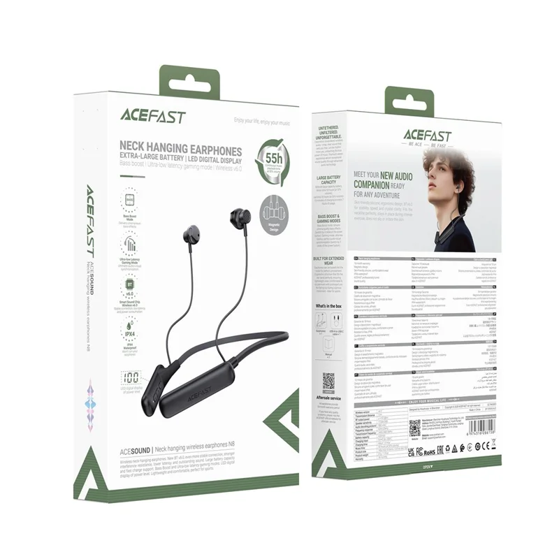 هندزفری بلوتوث گردنی ایس فست ACEFAST N8 Wireless Earphones