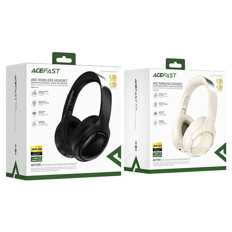 هدفون بلوتوث ایس فست ACEFAST H5 ANC Wireless Headset
