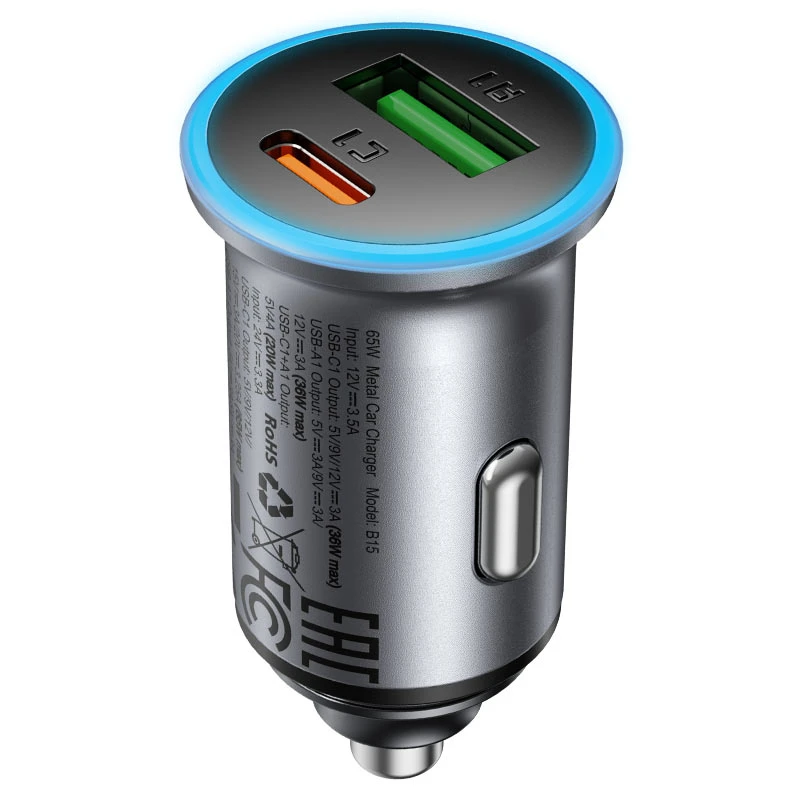 شارژر فندکی ایس فست ACEFAST B15 توان 65 وات