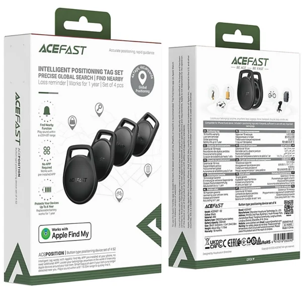 ردیاب هوشمند ایس فست Acefast S2 Intelligent Positioning Tag