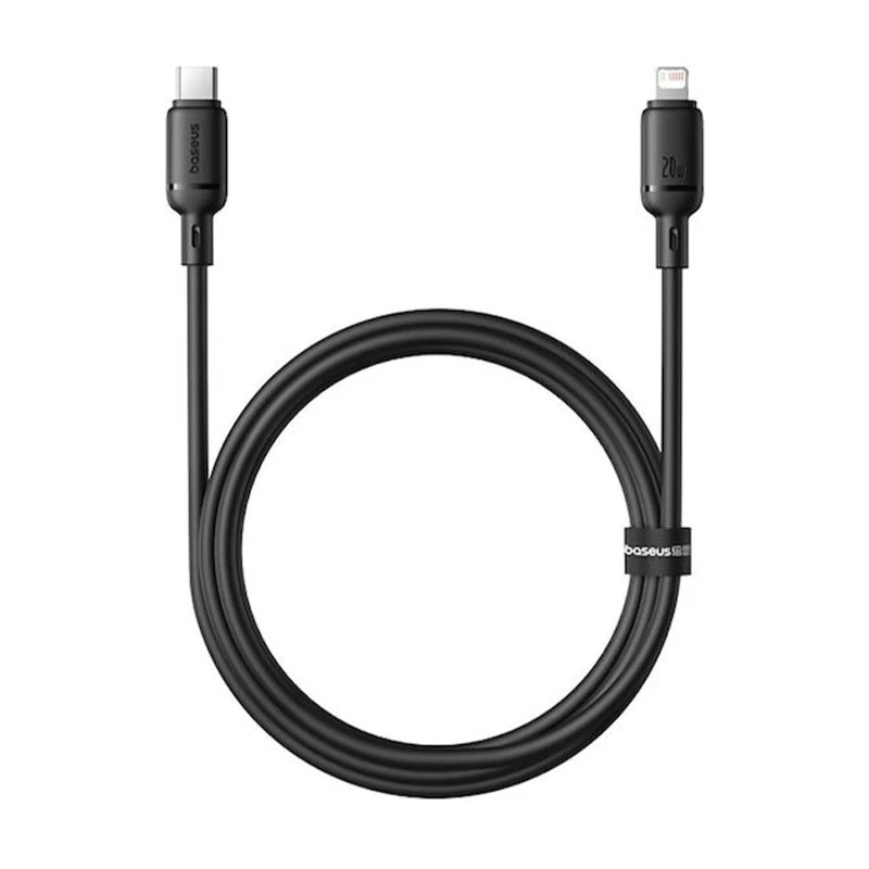 کابل شارژ بیسوس مدل Baseus Silky Series Fast Charging Type-C to iP 20W 2m