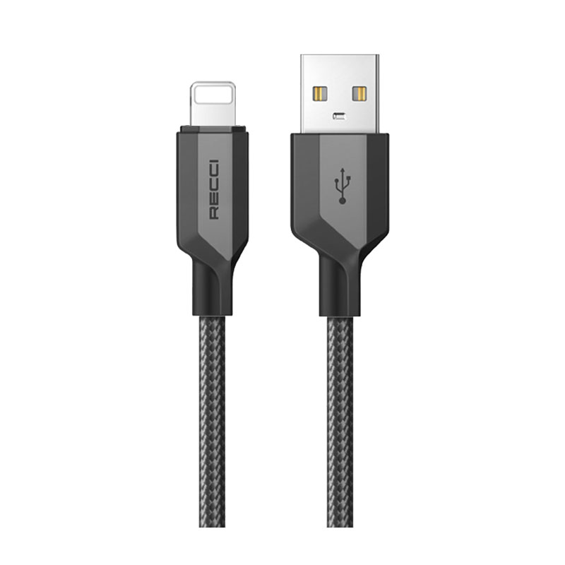 کابل تبدیل USB به لایتنینگ رسی مدل RTC-N22L طول 1 متر (Recci Usb To Lightning Cable RTC-N22L)