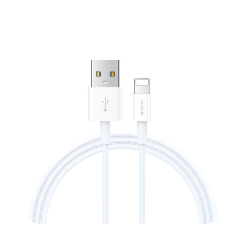 کابل تبدیل USB به لایتنینگ رسی مدل RS06L طول 1 متر (Recci Smart Data Cable Lightning 100cm 2.4A RS06L)