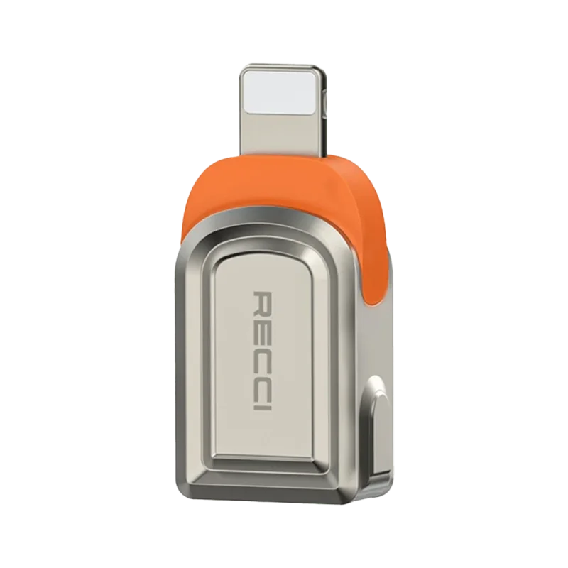 مبدل USB به لایتنینگ رسی مدل OTG RDS-A16L (مبدل Recci Lightning Otg RDS-A16L)