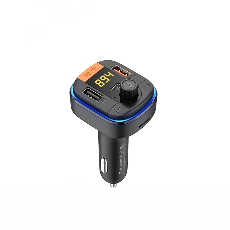 شارژر فندکی و گیرنده بلوتوث RQ01 رسی (Recci RQ01 multifunctional wireless car MP3 player Bluetooth)