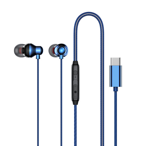 هندزفری سیمی REP-L36 رسی (RECCI REP-L36 Type-C interface digital version metal wired headset)