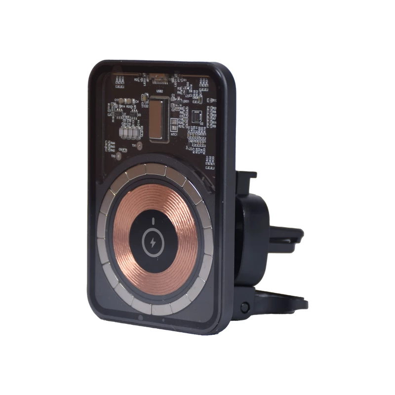 پایه نگهدارنده و شارژر بی سیم گوشی موبایل RHO-C31 رسی (Recci RHO-C31 Wireless Car Holder Magnetic Charger)
