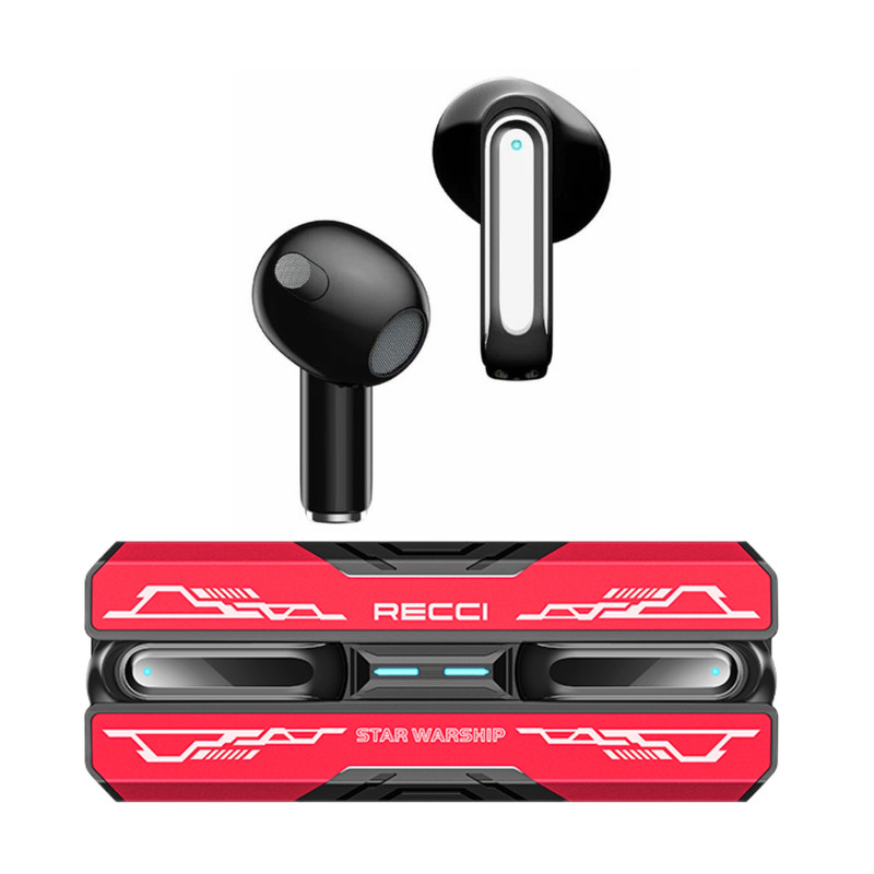 هندزفری بلوتوثی REP-W52 رسی (RECCI REP-W52 STAR WARSHIP TWS EARPHONE)