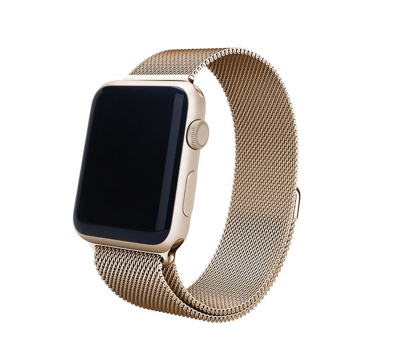 بند فلزی ساعت هوشمند مدل Milanese Loop مناسب برای اپل واچ 42 میلی متری