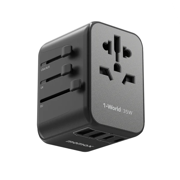 شارژر مسافرتی 5 پورت سی و پنج وات 1-World | 5-Ports Travel Charger (35W) مومکس (momax)