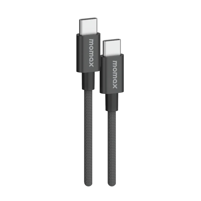 کابل انتقال دیتا تایپ سی به تایپ سی Elite | USB-C to USB-C Braided Cable 60W (1.5m) مومکس (momax)