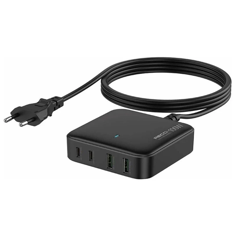 شارژر رومیزی فست شارژ 100W GaN رسی مدل RC39