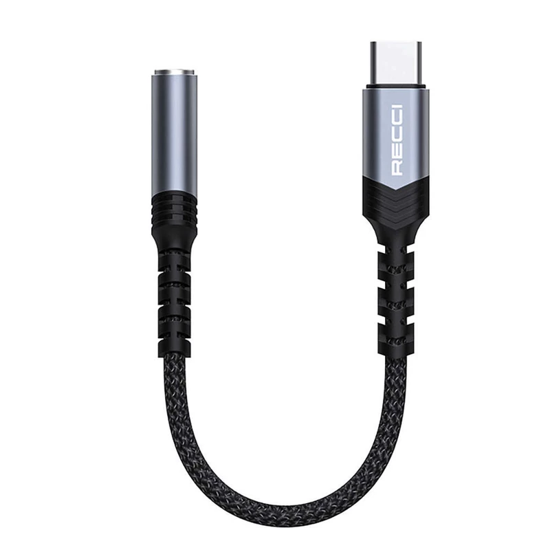 مبدل USB-C به جک 3.5 میلی متری Recci مدل RDS-A25