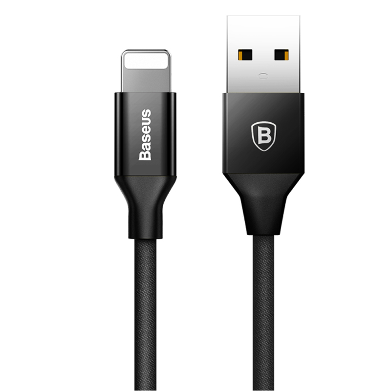 کابل تبدیل USB به لایتنینگ باسئوس مدل CALYW-01 طول 1.2 متر
