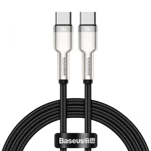 کابل تبدیل Type-C به تایپ سی (USC-C) باسئوس مدل CATJK-C01 طول 1 متر