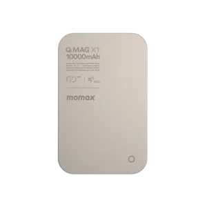 پاوربانک مگنتی momax Q.mag x1 مدل IP117D (13mm ultra slim) ظرفیت 10000 میلی آمپر