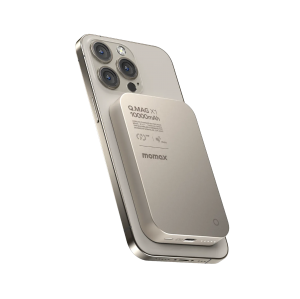 پاوربانک مگنتی momax Q.mag x1 مدل IP117D (13mm ultra slim) ظرفیت 10000 میلی آمپر