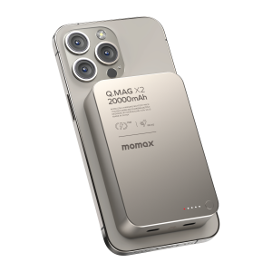 پاوربانک مومکس مدل Q.Mag X2 IP133 ظرفیت 20000 میلی آمپر ساعت