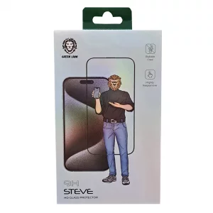 محافظ صفحه نمایش گرین لاین مدل 9H STEVE مناسب برای گوشی موبایل اپل IPhone 13/13 pro/14
