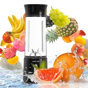 شیکر شارژی گرین لاین مدل Jet Plus Six Blades Juicer گنجایش 0.5 لیتر